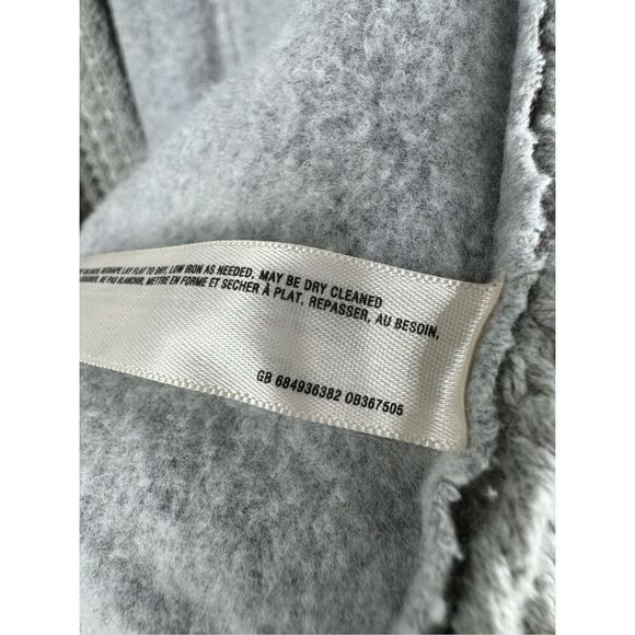 Anthropologie Saturday Sunday Women's Crochet Open Cardigan Sweater Gray Medium - Picture 3 of 7